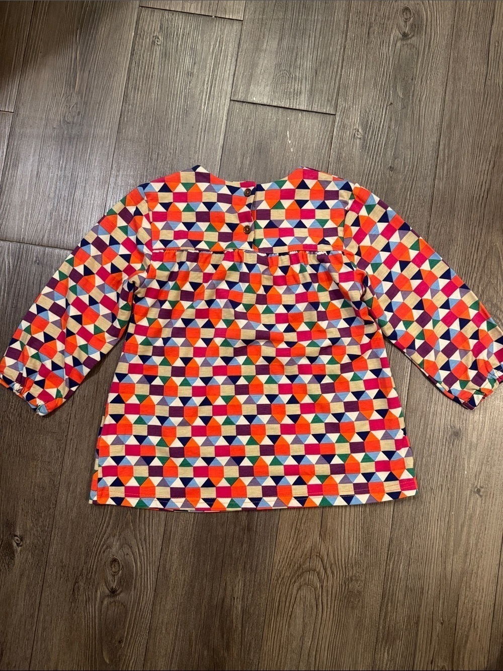 🆕 Melange Girl Multicolor Geometric Pom-Pom Tunic. 12. NWT!💕 - Picture 3 of 5
